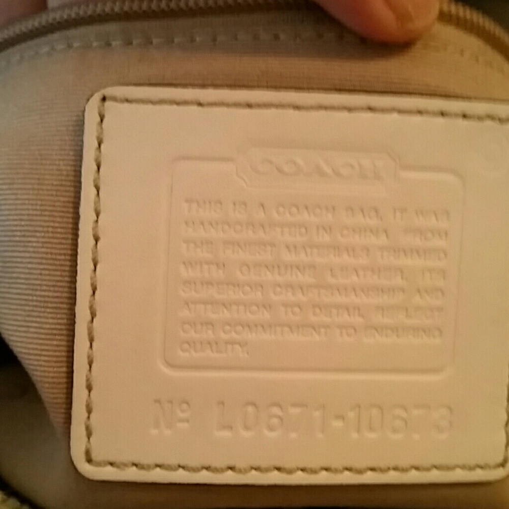 Coach Scribble Multi Color Handbag - Picture 5 of 5